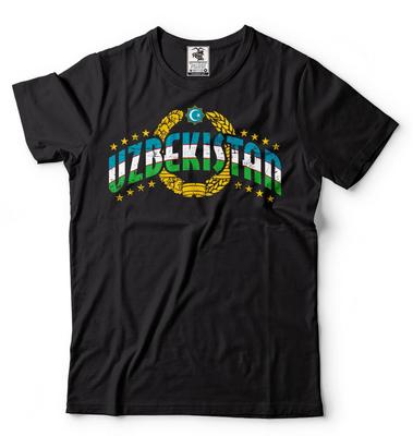 Herren Usbekistan T-Shirt O?Usbekistan T-Shirt Usbekisches Erbe Nationalfeiertag T-Shirt