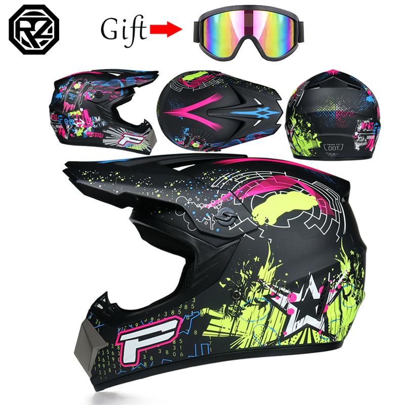 Children And Adolescents Professional Full Coverage Motorcycle Off-Road Race Helmet Bike Am Dh Helmet Capacity Motocross Casso