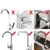 2Pcs Faucet Storage Rack Sink Sponge Holder Rustproof Corrosion Resistant Hollow Design Adjustable Detachable Sponge Holder Sink Organizer