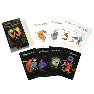 10.3*6cm A Healing Journey with The Feminine and Masculine To Divine Union Tarot Deck Oracle 88 Cards
