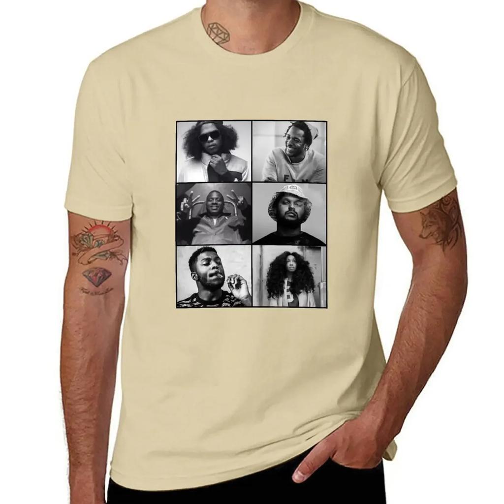 TDE - Kendrick, Ab-soul, Q, Jay Rock, Isaiah, SZA T-Shirt plain boys whites customs design your own men t shirt