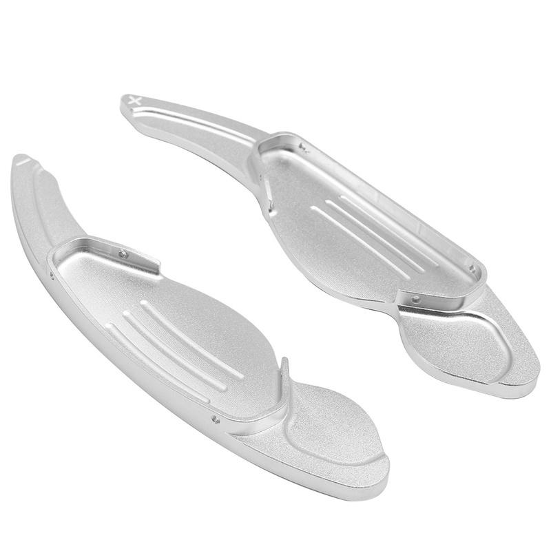 Aluminum Steering Wheel Paddle Shifter Extension Cover Trim Shift for Jaguar F-Pace E-Pace XE XF XJ for Land Rover Evoque