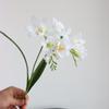Cymbidium wedding home flower arrangement artificial flower potted with leaves East Asian orchid