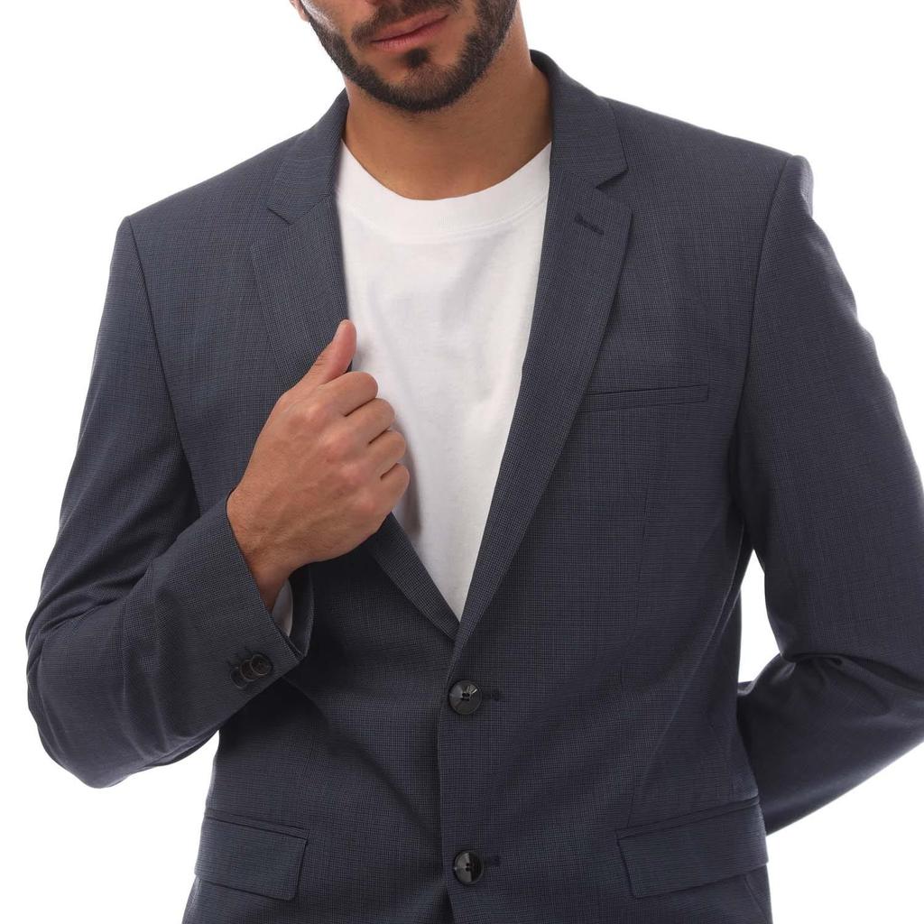 Hugo Men's Houndstooth Extra-Slim Jacket