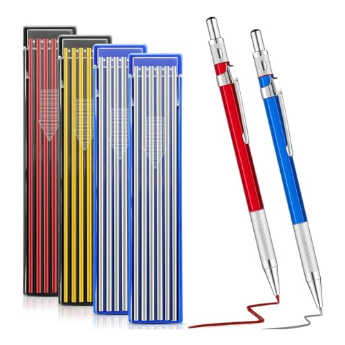 2 pcs welding marker with 48 round cores