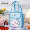 Insulated Lunch Bag for Kids with Water Bottle Pocket Cute School Student Lunchbox Bag Girls Boys Portable Food Storage Bag Tote