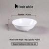 Melamine Breakfast Bowl - Imitation Porcelain, Inverted Rim for Porridge, Soy Milk, Hulatang, Rice Noodles, and Wontons Special.
