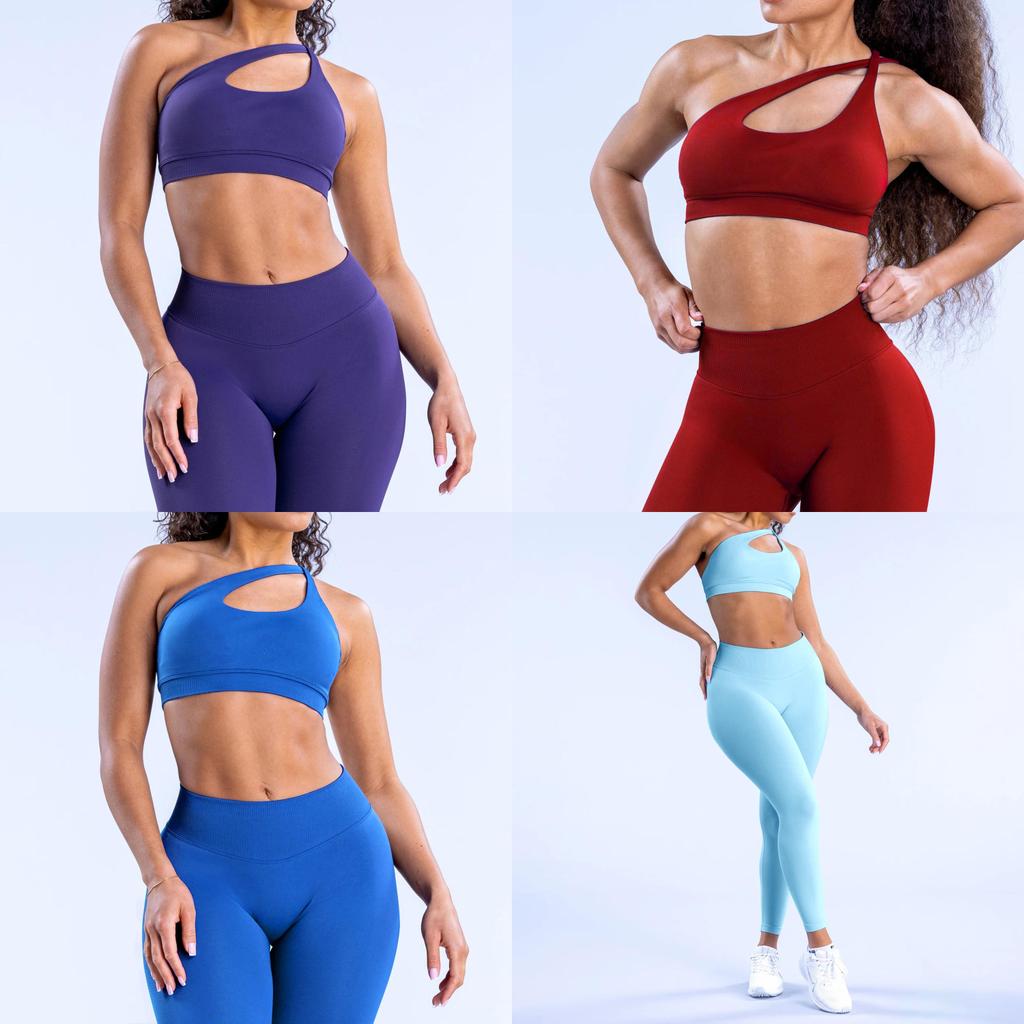 Seamless High Elastic Matte Nylon Sports Bra With Full Coverage For Yoga And Running