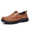 2026 Spring Autumn Business Casual Shoes for Men Solid Color Fashion Leather Shoes Male New Designer Soft Sole Driving Shoe Man