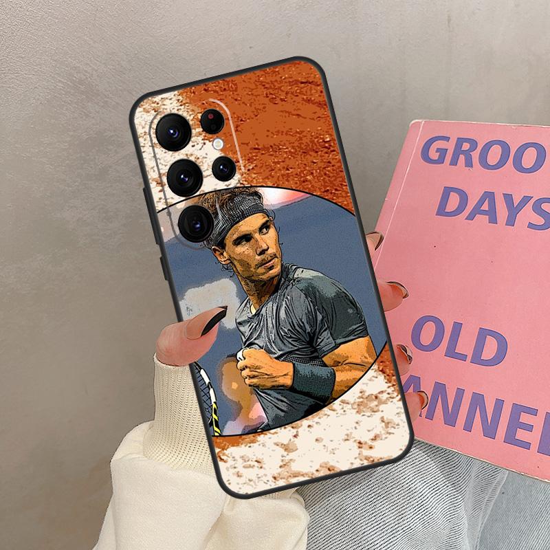 Rafael Nadal Case For Samsung Galaxy S24 Ultra S20 S21 S22 S23 S25 Ultra S9 S10 Plus S25 FE Cover Coque