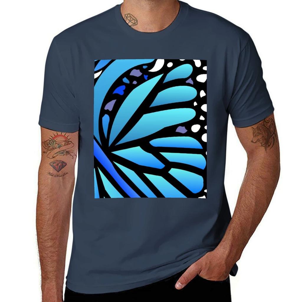 Blue Monarch Tshirt Man T Shirts For Men Tshirt