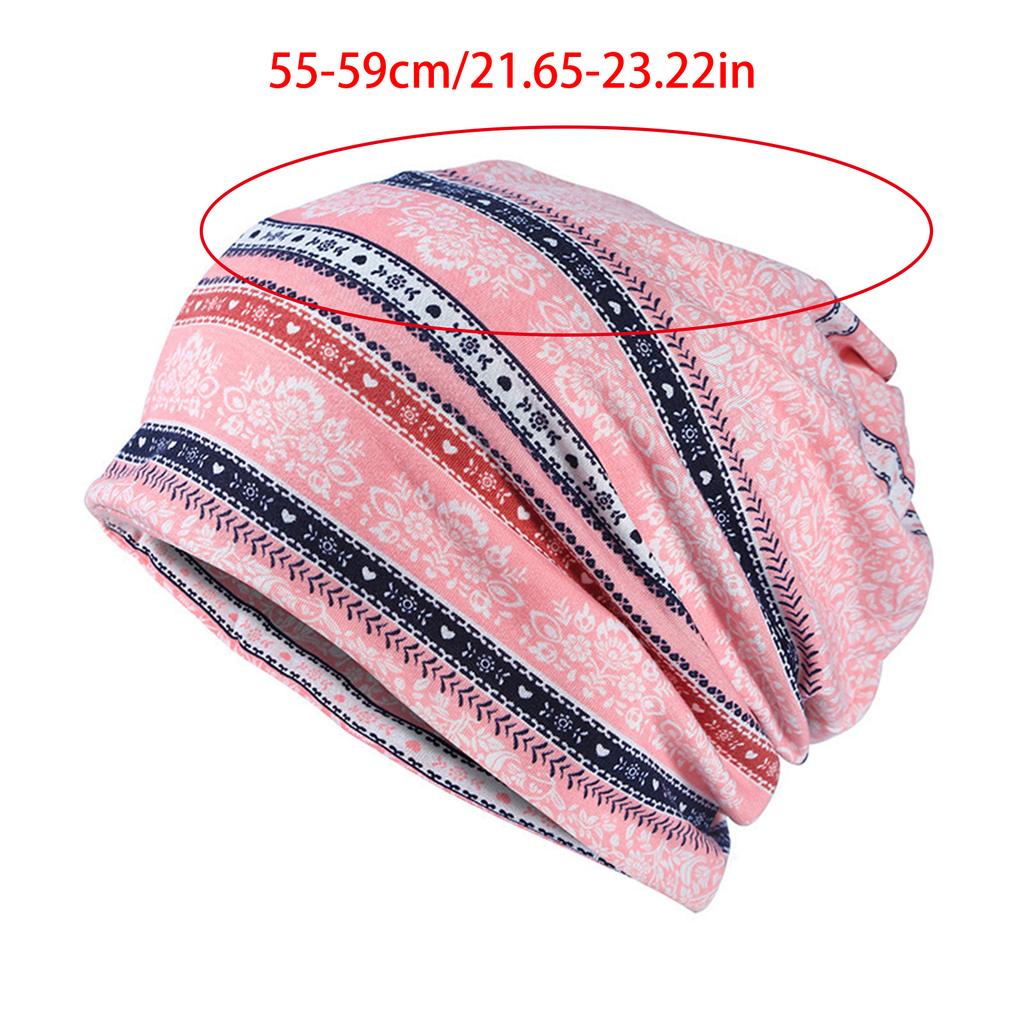 Women Breathable Headwrap Stylish Chemo Turban Hat with Digital Printing for Daily Wear and Various Occasion Outfit