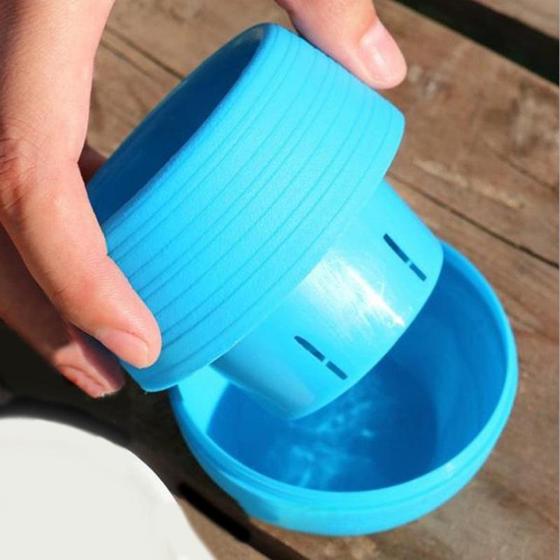 Colourful Mini Round Plastic Plant Flower Pot Garden Home Office Decor Planter