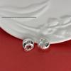 Sterling Silver 999 Chubby Fu Pendant 3D Craft Beads for DIY Jewelry & Bracelets