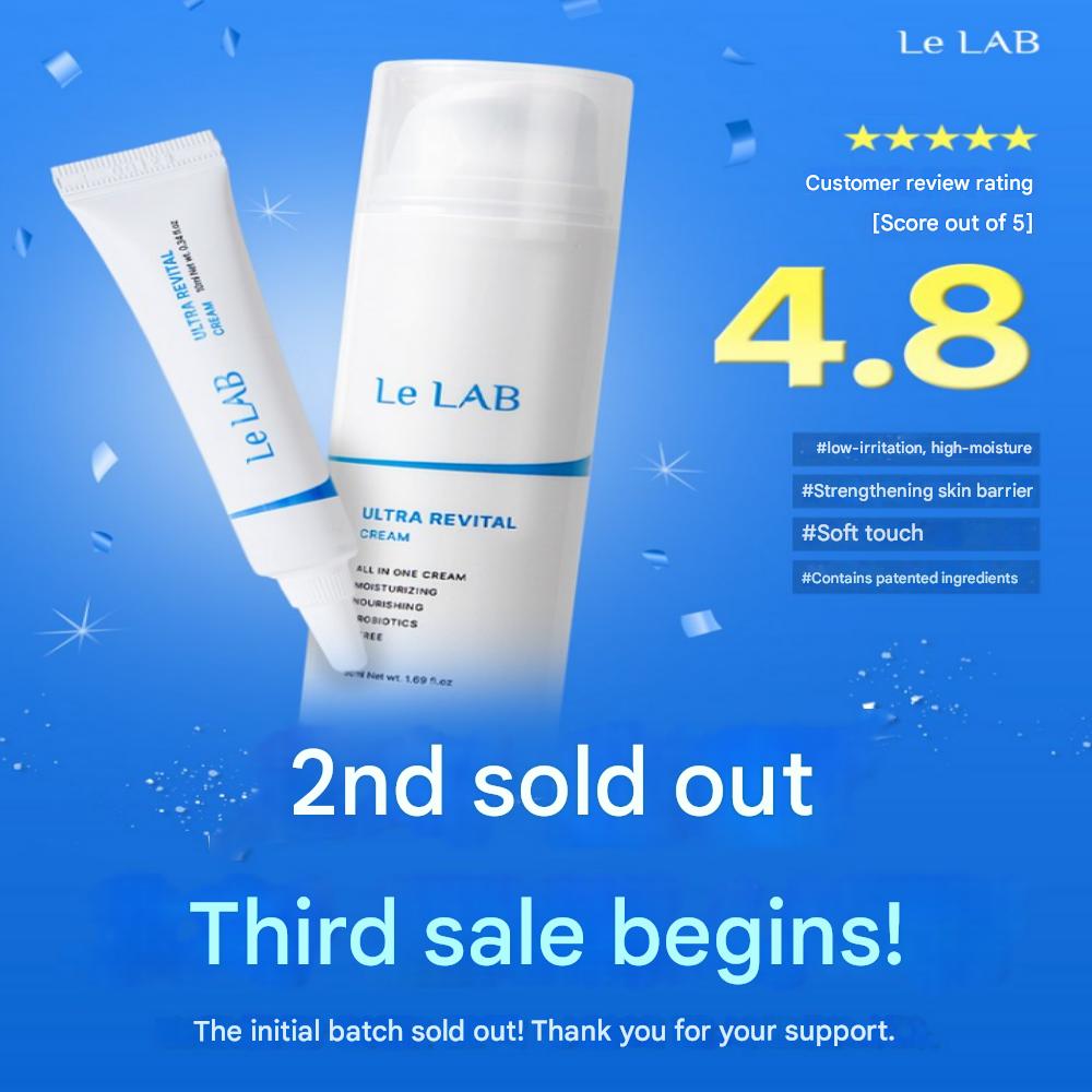 LeLAB Ultra Revital Cream 50ml Y-Zone Cream, a moisturizer, helps prevent itching & inflammation, & suppresses bacterial growth