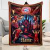 Bayern Munich Soccer Poster Personalized Text Blanket Throw Personalized Blanket Soft & Cozy Suitable for Livingroom Sofa Nap Bedding