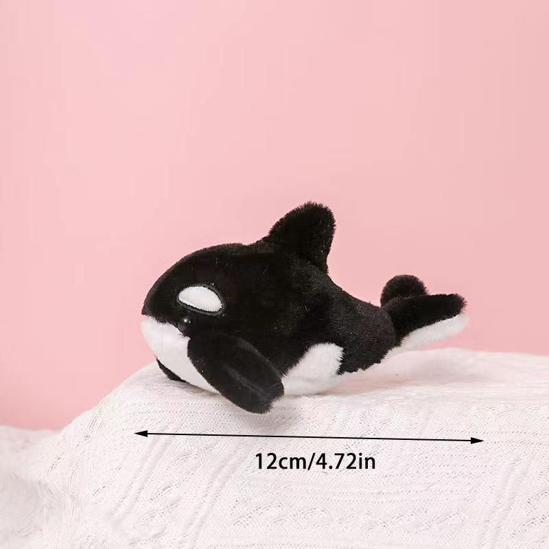 1Pcs Marine Animal Series Plush Toy Pendant Cute Little Dolphin Whale Sea Lion Dolphin Doll Keychain Pendant Bag Pendant