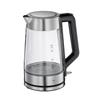 Cilio Classic Vesuvio Electric Kettle, Stainless Steel/glass, 1.7 L, Medium. 15.5 X 26.5 Cm