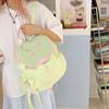 Schoolbag1011 Spring New Product High Value Small Fresh Contrasting Bow Female Primary and Secondary School Students Casual Backpack