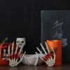 Halloween Skeleton Hands Realistic Plastic Skeleton Hands for Halloween Haunted House Themed Party Decoration Props