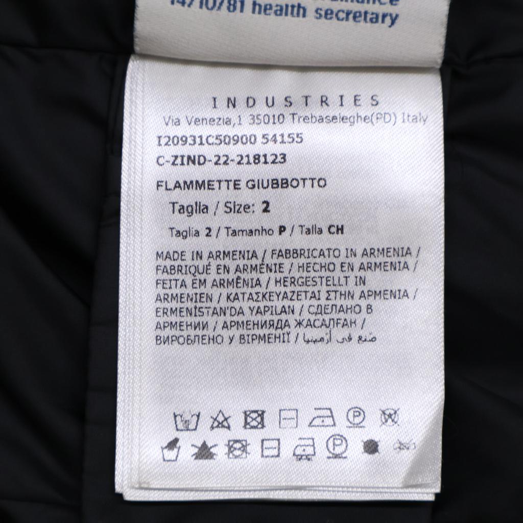 Moncler 22 Year Old FLAMMETTE Down Jacket Coat 2 blackUsed