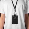Waterproof RFID Blocking Wallet Lanyard Keychain Zipper Case Anti-Theft Wallet Slim Design ID Window Wallet Travel Use