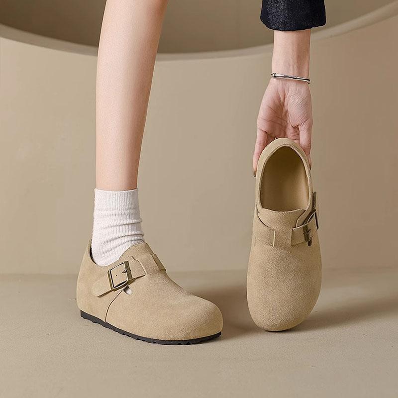 Neue Damenschuhe mit dicker Sohle, Ein-Fuß-Design, höhenvergrößernd, vollständig bedeckend