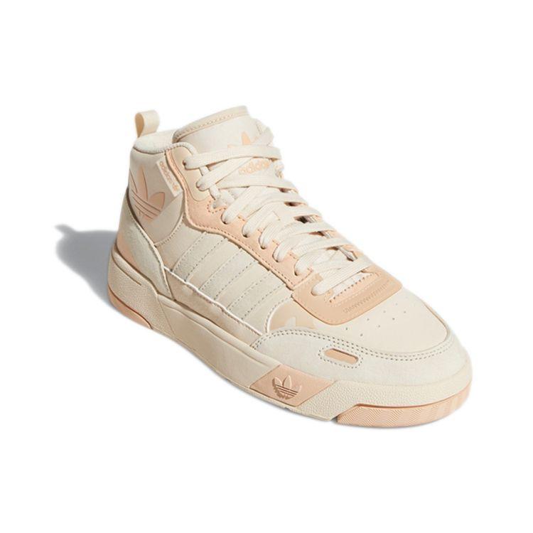 Adidas Originals Post Up Non-Slip Durable Mid-Top Skate Shoes Women Skate Shoes Light-Pink H00222