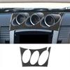 Carbon Fiber Interior Radio Control Panel Trim Cover For Nissan 350Z 2003-2005