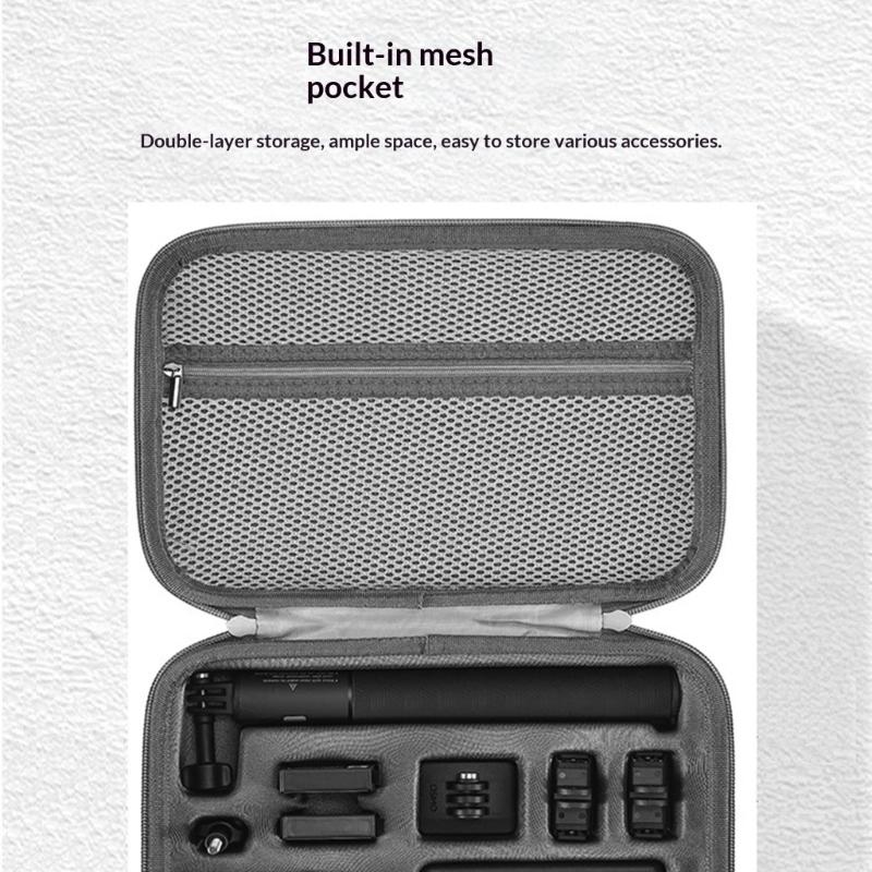 Travel Shoulder Bag for Action 6 Camera Storage Case Including Shockproof Construction Durability Exterior Protections