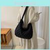 Stilvolle Vintage Nylon Umhängetasche Weicher Baumwollstoff Elegante Tragetasche Für Damen