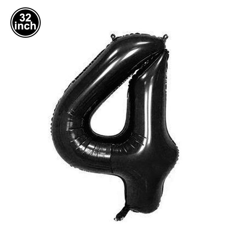 Multi Color Large Numbers 1 Balloon 32Inch 1 2 3 4 5 6 7 8 9 Birthday Ball Red Digit Bachelorette Balloons Figure Golob Balloons