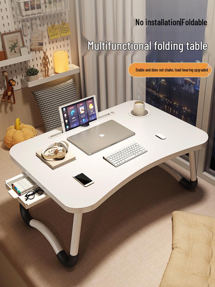Foldable Multifunctional Bedside Laptop Desk Small Promo 50x30x23cm