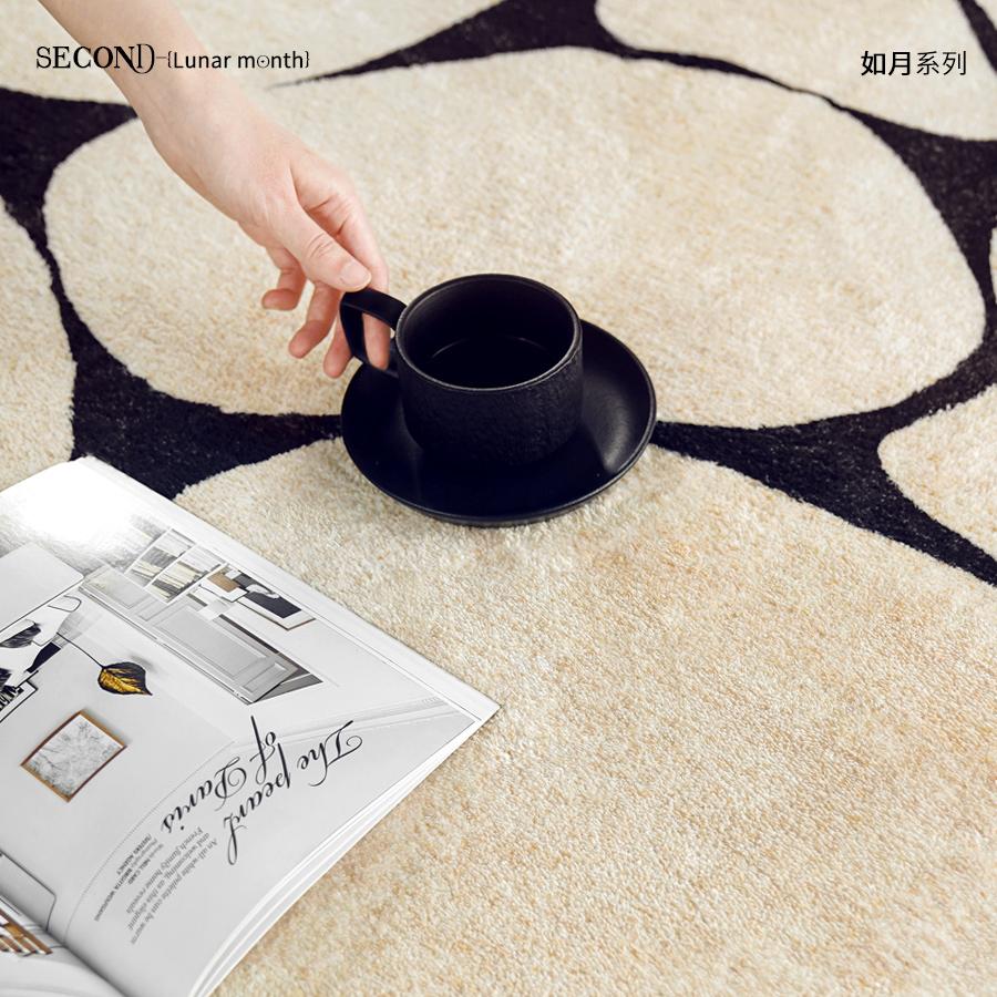 Teppiche im französischen Stil für Wohnzimmer Verdicken Waschbare Fußmatte Große Fläche Ankleidezimmer Runder Teppich Retro Schlafzimmerdekor Plüschteppich