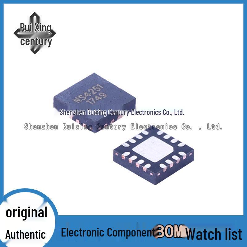 

Original NS4251 QFN3x3-16 3Wx2 Dual-Channel AB/D Class Dual-Mode Audio Power Amplifier