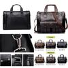 Elegant Men Business Laptop Bag With Large Capacity For Work And Travel In Leather