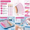 Disposable Syringes With Needles 10Pcs 1ml Clear Accurate Scale for Pet Feeding Gardening Plant Nutrient Dosing