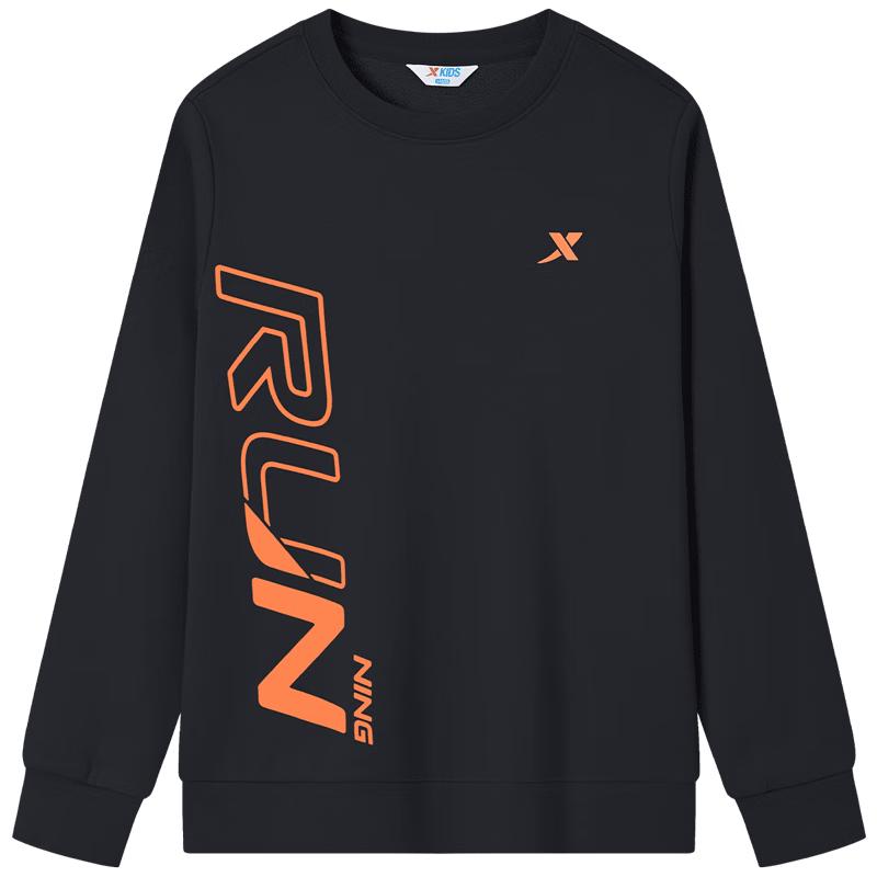 XTEP Boys Thermal Fleece Pullover Sweatshirt 120