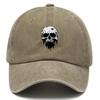 A Stylish Skull Print Designed for Men And Women Perfect for Streetwear And Casual Outings This Breathable Adjustable DAD Hat