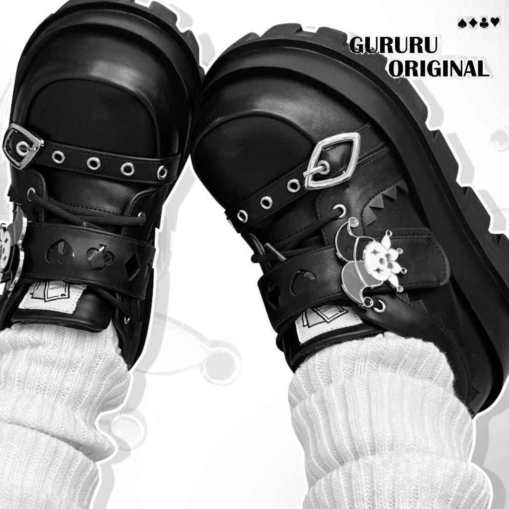 Autumn New Fashion Girl Versatile Sweet Cool Style Mary Jane Weird Poker High Heels