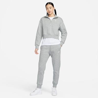 Nike Sportswear Phoenix Fleece Polo Shirt Women's Gray