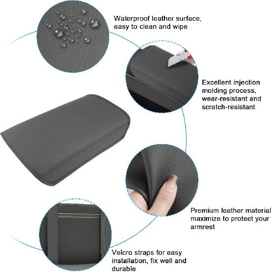 SXCY for 2025 2026 Tesla Model Y Juniper Armrest Cover for 2025 2026 Model Y (Premium/Performance) Accessories 2025 2026 Model Y Center Console Cover