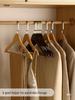 Solid Wood Non-Slip Clothes Hanger for Home, Hotel & Store - Adult Size