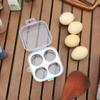 Sturdy PP Eggs Protectors Travel Organizers for Hiking Kitchen Use Sealed Freshing Clear Case