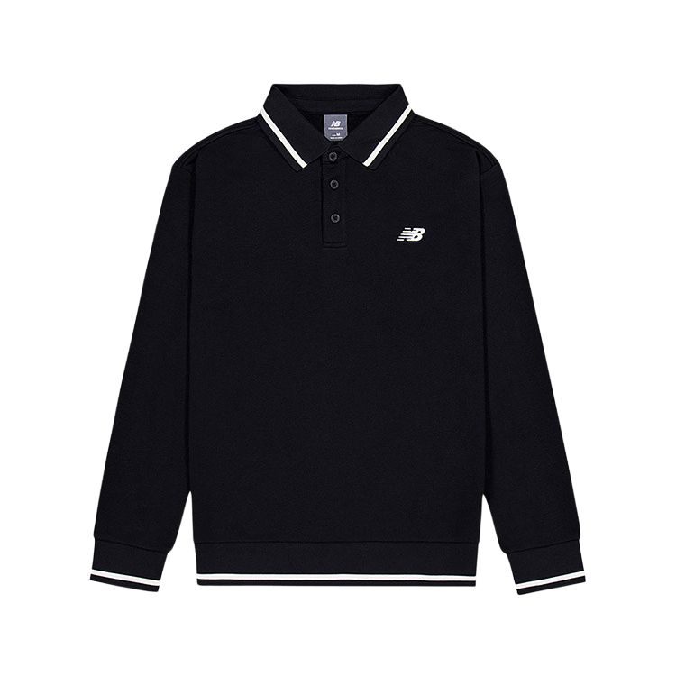 New Balance Polo Shirt Men s Black AMT53355-BK L