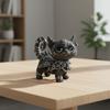 Animal Simulation Model Mysterious Black Cat Statue Desktop Ornament Cat Action Figure  Living Room
