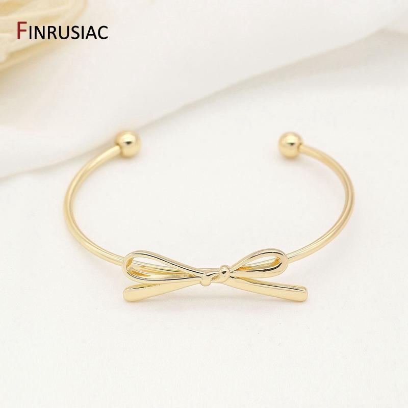 Fashion Gold Plated Bracelets Bangles Jewelry For Women Girls Adjustable Cuff Bangle Chain Bracelets Accessories