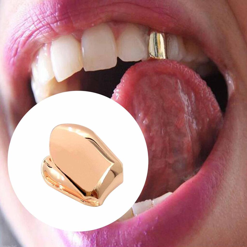 Single Tooth Cap Rapper Hip Hop Teeth Caps for Video Dance
