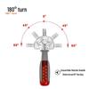 10-Piece Telescopic Ratchet Screwdriver Set - Bendable, Adjustable Phillips & Flathead Tools