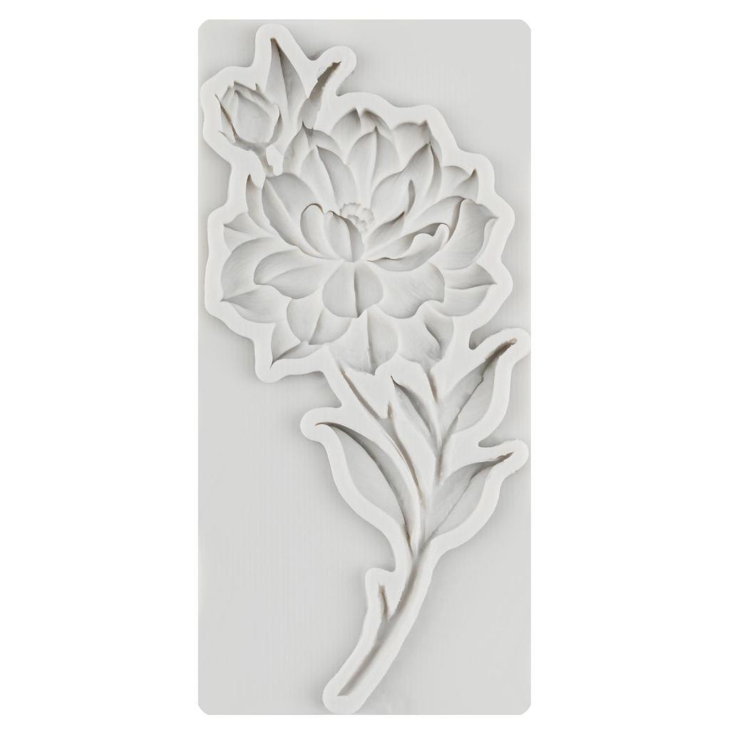 Flower Silicone Mold Flower Wreath Mushroom Peony Flower Fondant Molds Cake Decorating Tools Cupcake Topper Candy Resin Clay Chocolate Gumpaste Mold